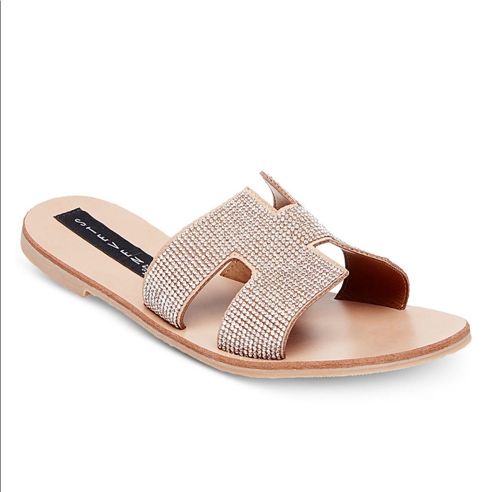 Steve Madden sparkly Greece sandals